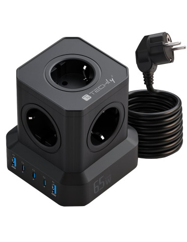 Multipresa da Tavolo USB Cube 5p 2xUSB-A 3xUSB-C&trade