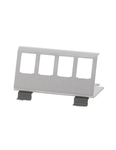 Adattatore per Modulo Keystone 4xRJ45 per Guida DIN