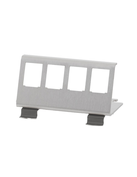 Adattatore per Modulo Keystone 4xRJ45 per Guida DIN