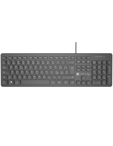 Tastiera USB Standard 109 Tasti Layout Italiano e Hub 3 Porte USB