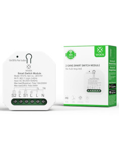 Smart Switch a 2 canali WiFi 2.4GHz 2