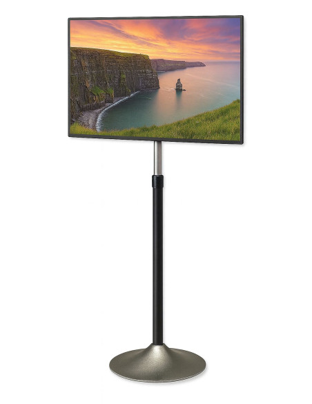 Supporto a Pavimento Colonna a Base Circolare per TV LCD/LED 13-27''