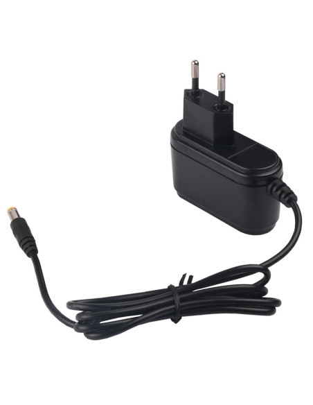 Alimentatore Universale Stabilizzato 12V 1000mA Plug 5.5 x 2.1 mm Nero