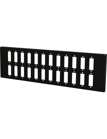 Piastra Adattatrice per 24 Adattatori a Bussola SC Duplex o 24 LC-Quad