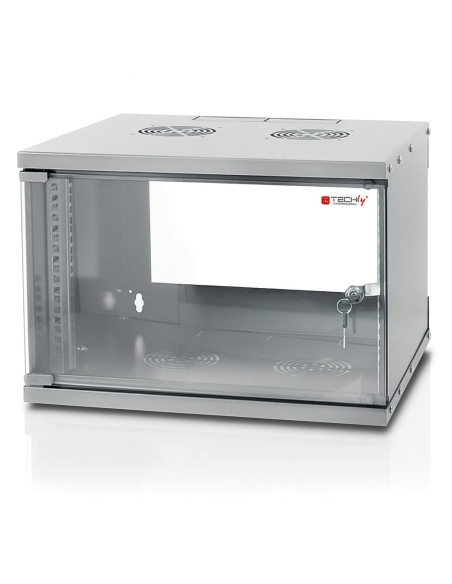 Armadio Rack 19'' a Muro 6U prof. 320 Grigio Assemblato