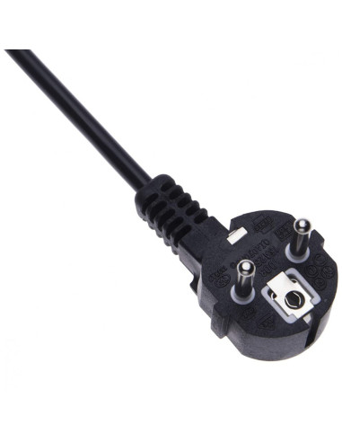 Multipresa 8 Posti da Rack 19'' con Interruttore Spina Schuko Angolata 1U