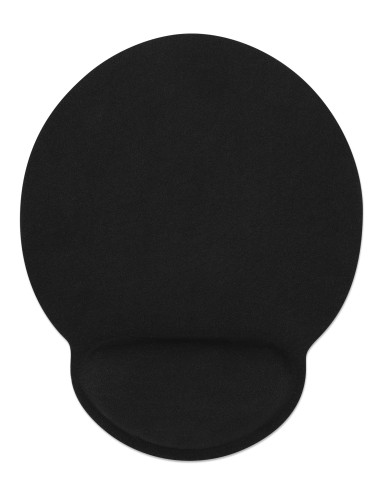 Tappetino con Cuscinetto Poggiapolso in Gel Nero