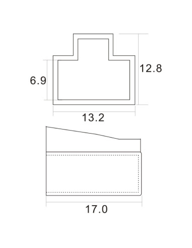 Tappo Parapolvere per RJ45 Nero 10pz