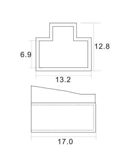 Tappo Parapolvere per RJ45 Nero 10pz