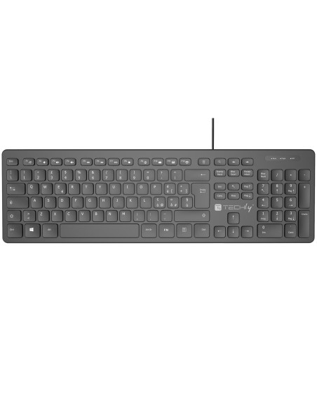 Tastiera USB Standard 109 Tasti Layout Italiano e Hub 3 Porte USB