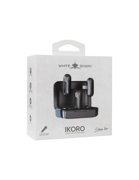 Set 2 Mini Microfoni Lavalier Wireless con Ricevitore USB-C&trade e Custodia di Ricarica