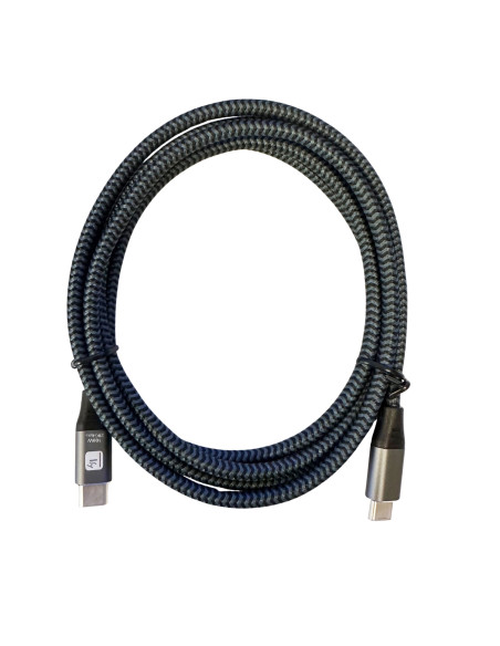 Cavo USB-C&trade Maschio 3.2 / USB-C&trade Maschio 5A 100W 2m Alluminio