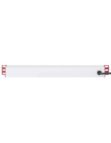 Multipresa 8 Posti da Rack 19'' con Interruttore Spina Schuko Angolata 1U