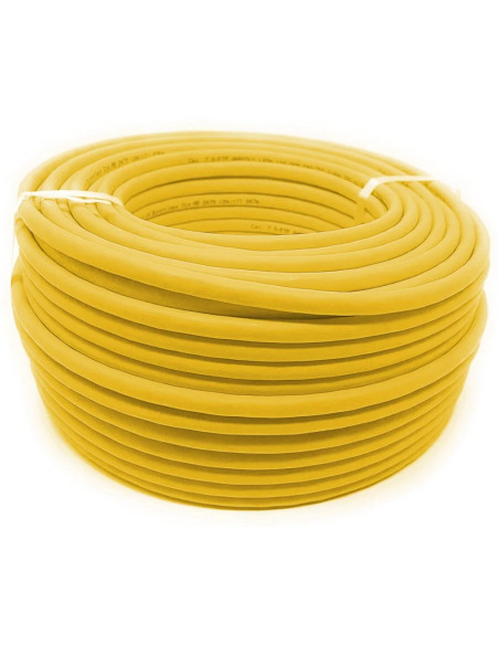 Matassa S/FTP Cavo Cat.8.2 Rame 2000MHz Dca 100m Rigido LSZH Giallo