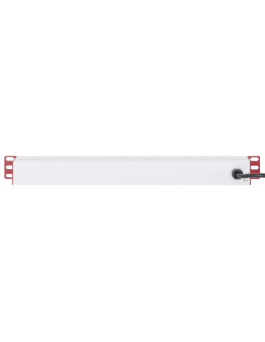 Multipresa 8 Posti da Rack 19'' con Interruttore Spina Schuko Angolata 1U
