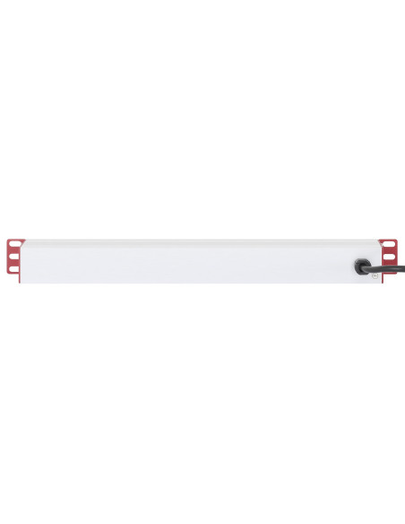 Multipresa 8 Posti da Rack 19'' con Interruttore Spina Schuko Angolata 1U
