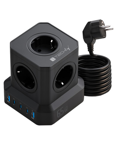 Multipresa da Tavolo USB Cube 5p 2xUSB-A 3xUSB-C&trade