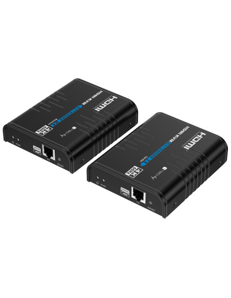 KVM HDMI 4K@60Hz Extender Cavo Cat.5/6 Nero