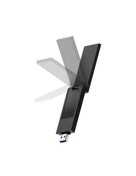 Adattatore USB 3.0 Wi-Fi 6E Triband AX5400 Nero