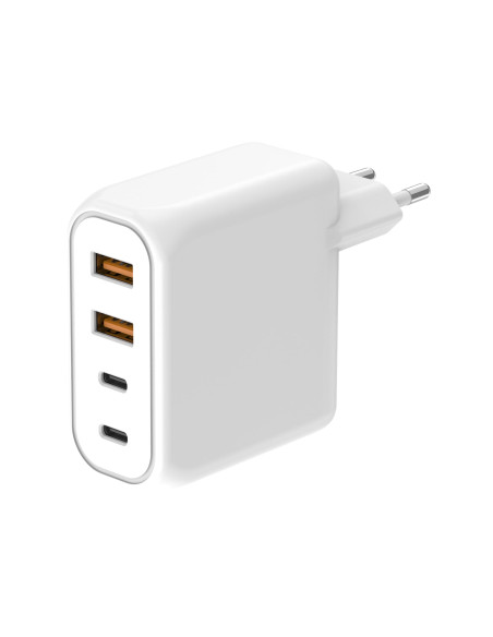 Caricatore Alimentatore 2 Porte USB-C&trade e 2 Porte USB-A da Muro 100W per Smartphone o Tablet