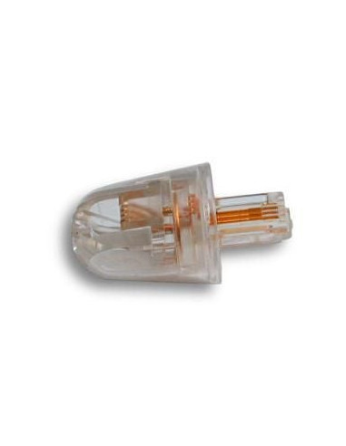 Plug Telefonico RJ11 Maschio 4 Poli 4 Contatti Antiattorcigliamento