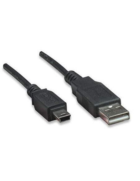 Cavo USB 2.0 A maschio/mini B 5 pin maschio 3 m Nero