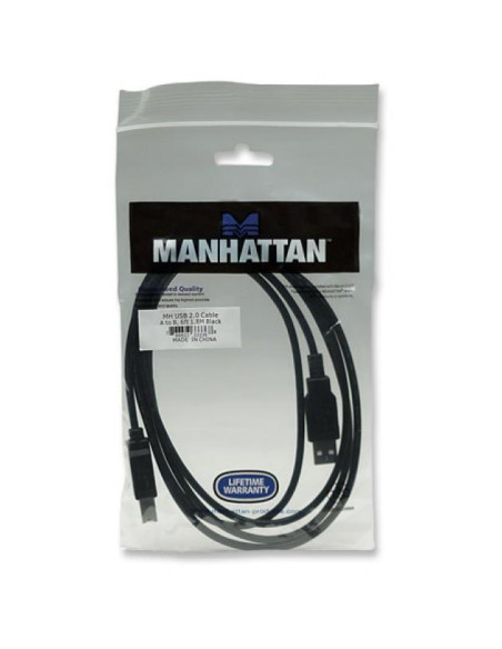 Cavo USB 2.0 A maschio/B maschio 5m Nero