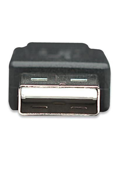Cavo USB 2.0 A maschio/Micro B maschio 3 metri Nero