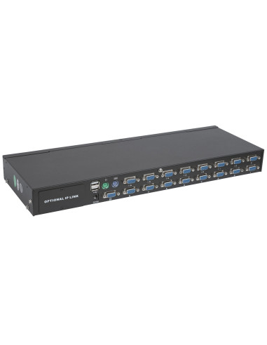 KVM Switch 16 porte combo USB + PS/2
