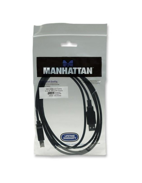 Cavo USB 2.0 A maschio/B maschio 1m Nero