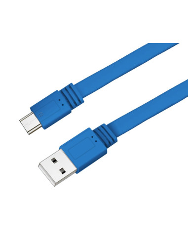 Cavo USB 3.2 Superspeed A maschio/MIC B maschio 1 m FLAT
