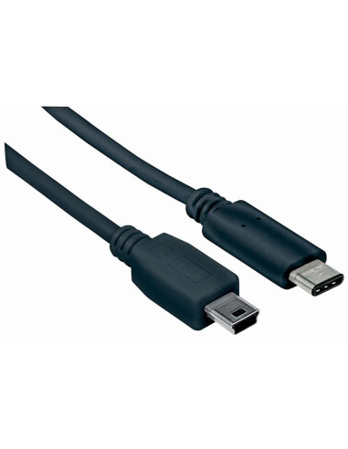 Cavo HiSpeed USB Mini-B Maschio / USB-C Maschio 1m Nero
