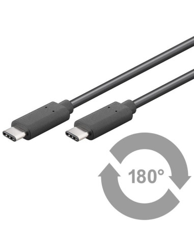 Cavo USB-C&trade Maschio/Maschio USB 2.0 1m Nero