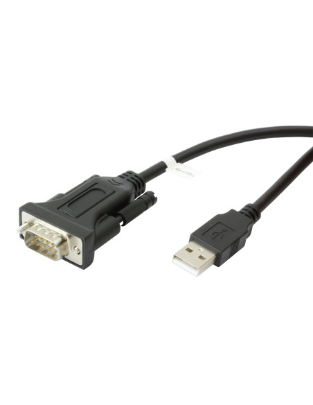 Convertitore Adattatore Techly da USB 2.0 a Seriale Nero