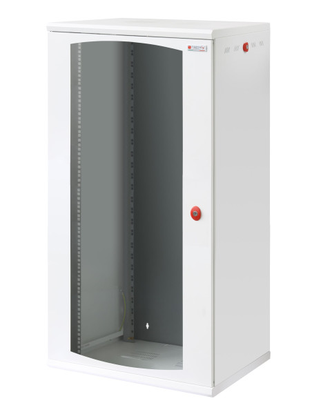 Armadio Rack 19'' a muro 22 unit&agrave sezione unica prof. 600mm Bianco