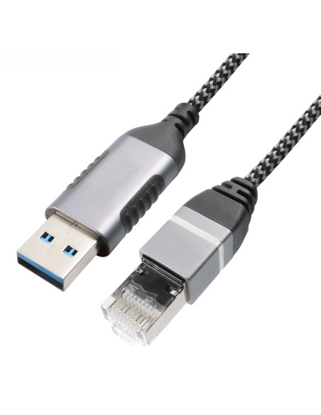 Cavo USB 3.2 Tipo A Maschio a Ethernet RJ45 Maschio 5m