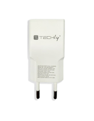 Caricatore Alimentatore USB-C&trade 30W e USB-A QC da Muro