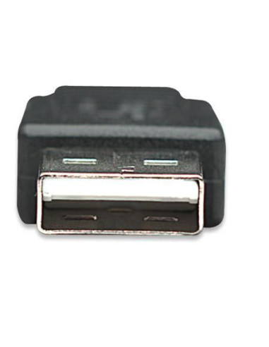 Cavo USB 2.0 A maschio/Micro B maschio 3 metri Nero
