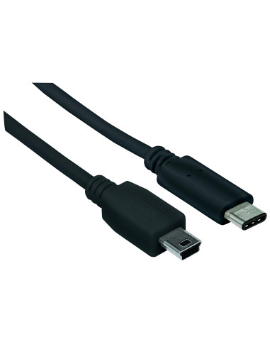 Cavo HiSpeed USB Mini-B Maschio / USB-C Maschio 1m Nero