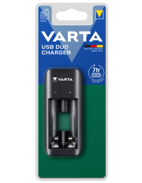 Caricabatterie Universale 2 AA/AAA/USB Duo Charger