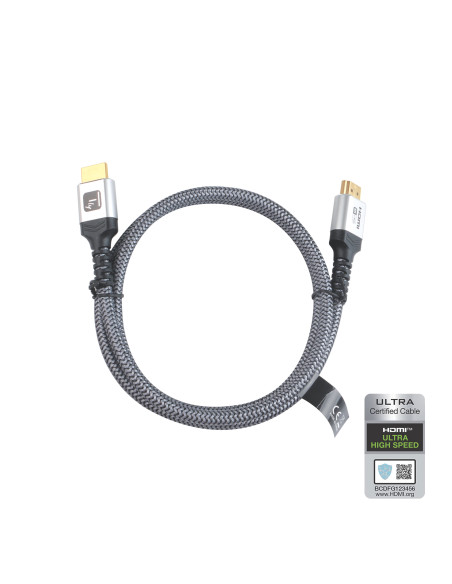 Cavo HDMI&trade Ultra High Speed 48Gbps Maschio / Maschio 8K@60Hz Certificato 1 m