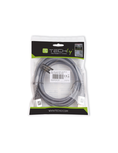 Cavo HDMI&trade Ultra High Speed 48Gbps Maschio / Maschio 8K@60Hz Certificato 2 m