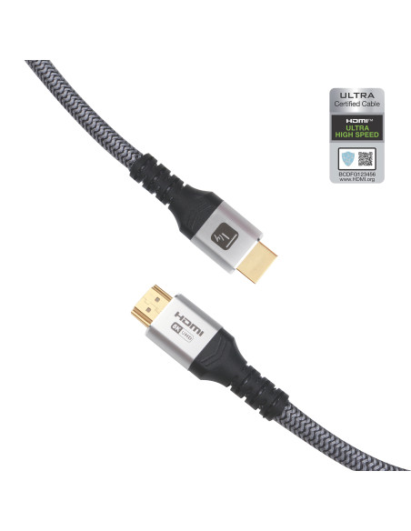 Cavo HDMI&trade Ultra High Speed 48Gbps Maschio / Maschio 8K@60Hz Certificato 3 m