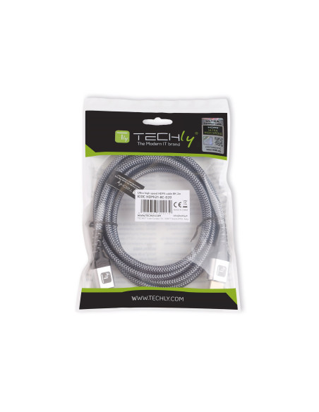 Cavo HDMI&trade Ultra High Speed 48Gbps Maschio / Maschio 8K@60Hz Certificato 2 m