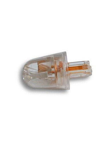 Plug Telefonico RJ11 Maschio 4 Poli 4 Contatti Antiattorcigliamento