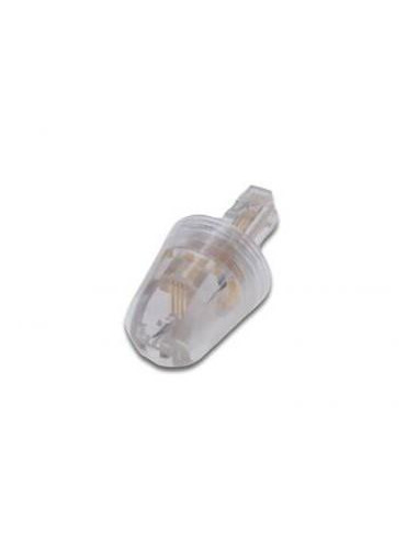 Plug Telefonico RJ11 Maschio 4 Poli 4 Contatti Antiattorcigliamento