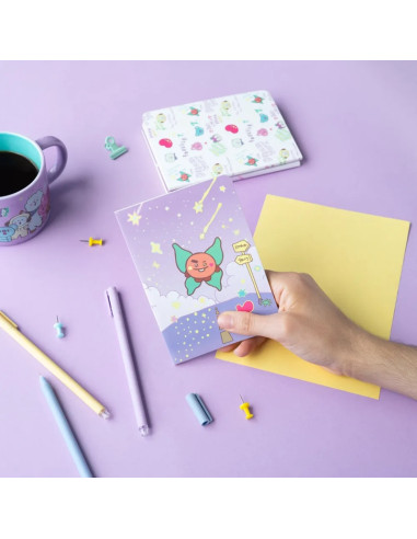 BT21 - Set di quaderni A6 SHOOKY (3...