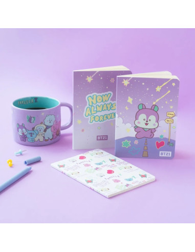 BT21 - Set di quaderni MANG A6 (3 pezzi)