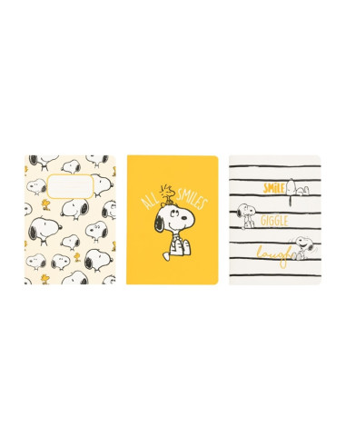 Snoopy - Set di quaderni A6 della...