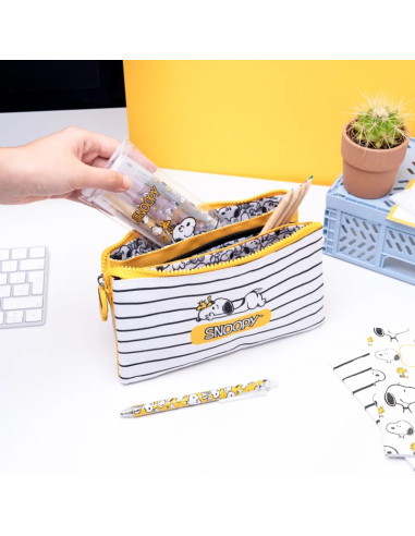 Snoopy - Astuccio a 3 scomparti della...